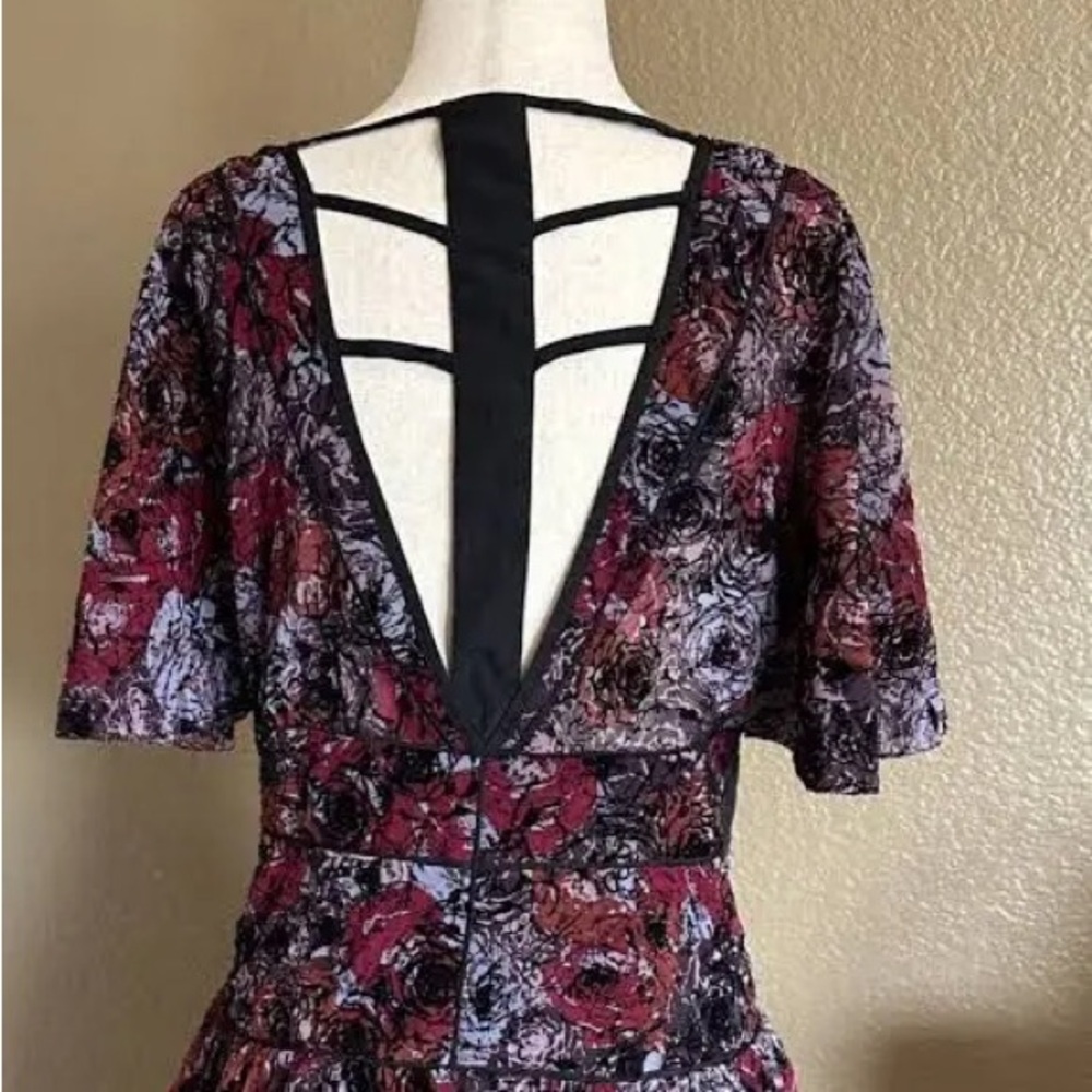 Free People Multicolor Backless Dress